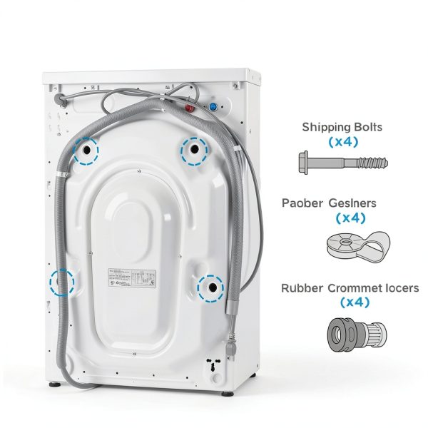 Midea 24 Inch Washer and Dryer Combo All-in-One 2.7 cu ft White-2