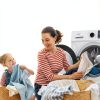 COMFEE’ 24" Washer and Dryer Combo 2.7 cu.ft 26lbs Washing Machine Steam Care, Overnight Dry, No Shaking Front Load Full-Automatic Machine, Dorm White-7